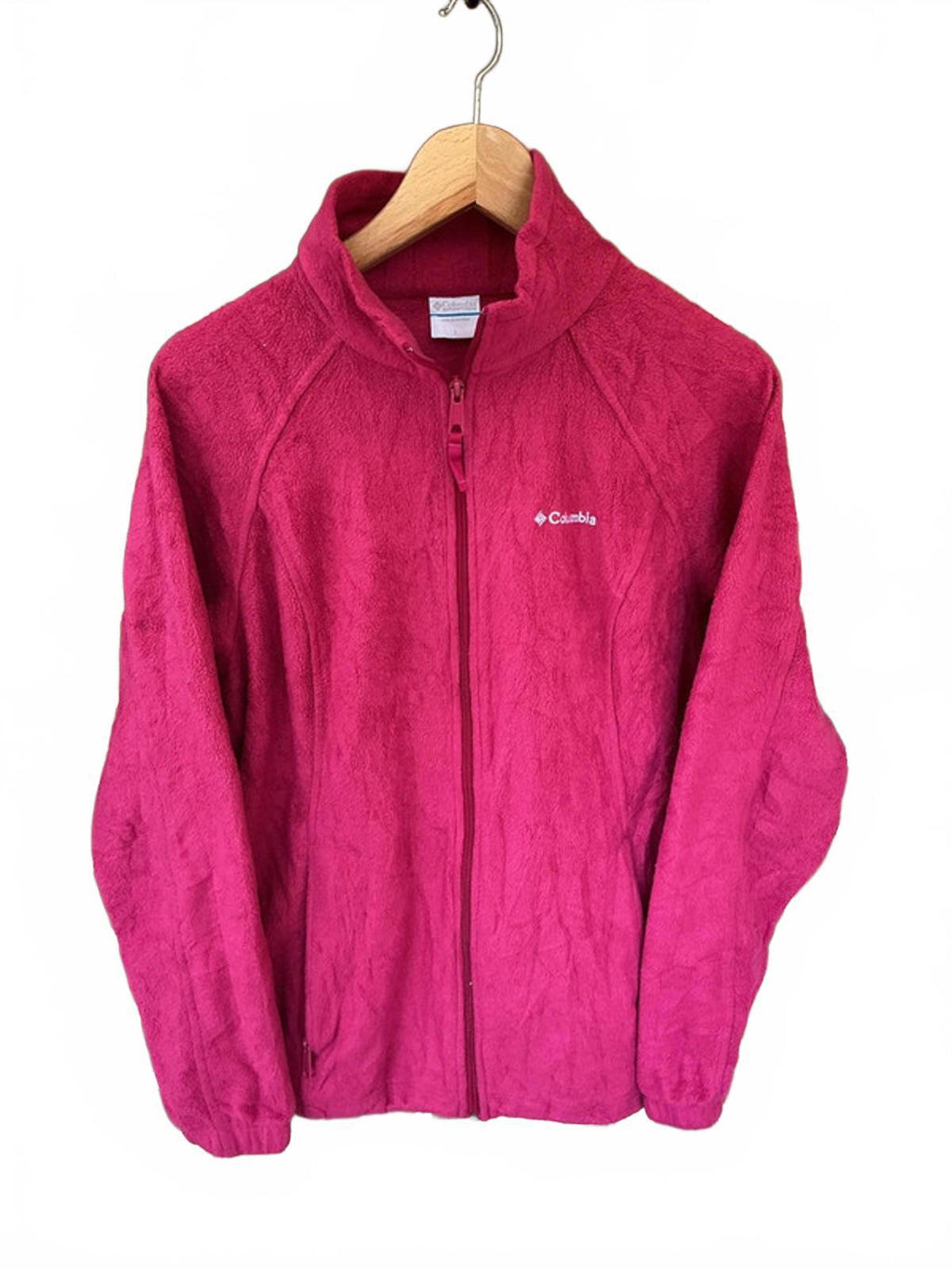 Columbia Pink Fleece Jacket Size L