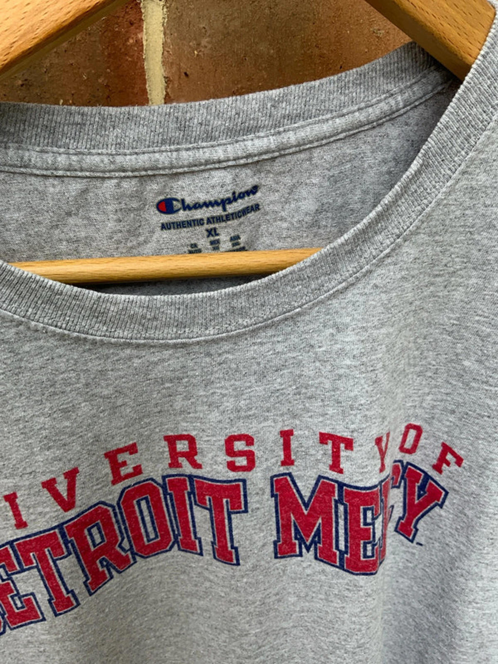 Champion Detroit mercy T-shirt xl