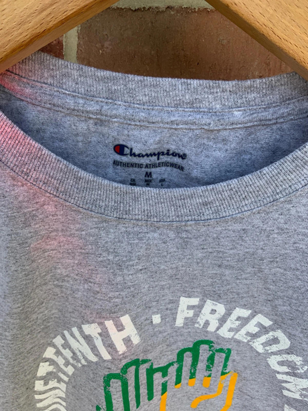 Champion freedom day Tshirt medium