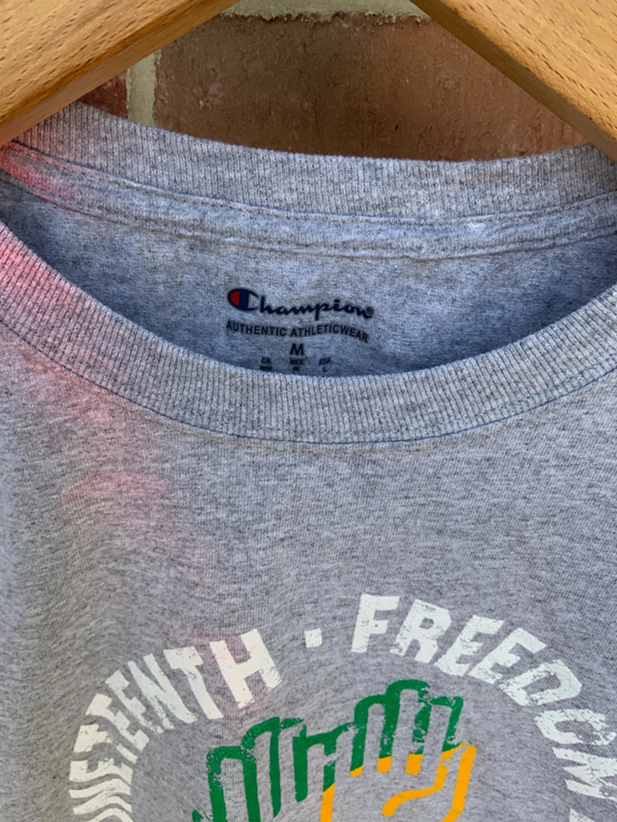 Champion freedom day Tshirt medium