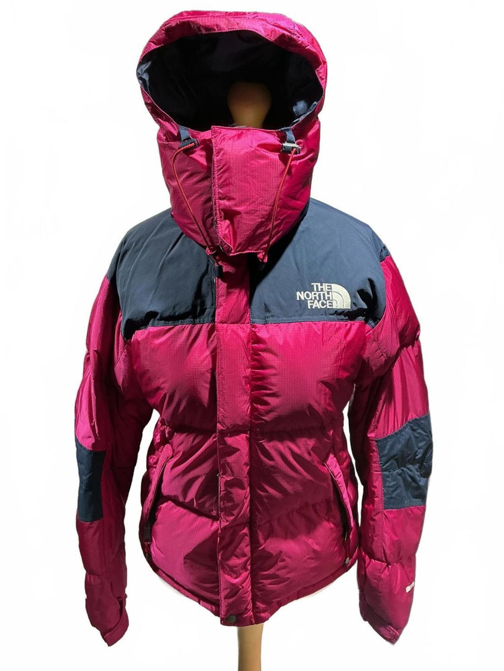 The North Face Women's Summit Series Down Jacket Small Pink Black Very Good