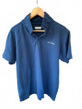 Columbia Men's Large Blue Polo Shirt Casual Sportswear Comfortable Fit