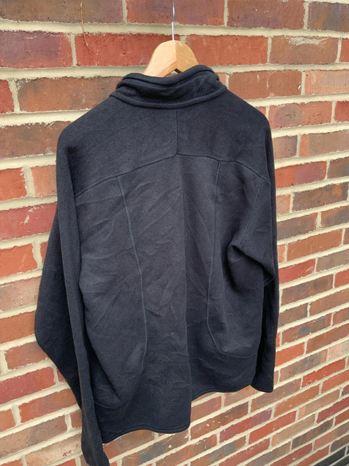 Patagonia Men's Grey Full Zip Fleece Jacket Size Regular Large Comfortable Warm