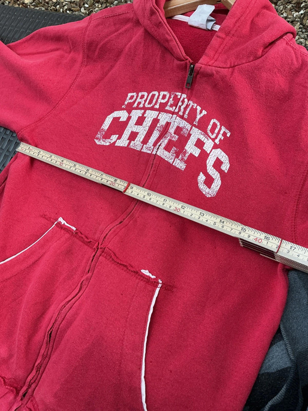 Reebok vintage chiefs hoodie medium ladies