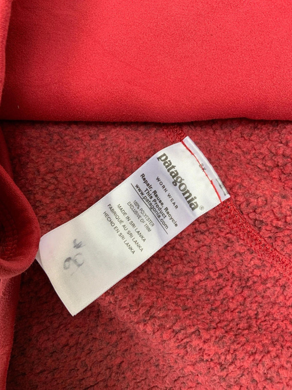 Patagonia fleece gilet size 10
