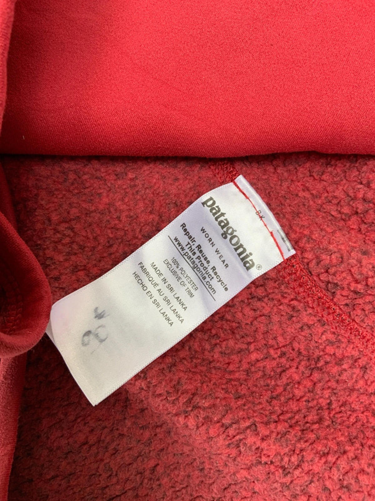 Patagonia fleece gilet size 10