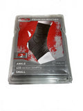 McDavid 433 Ankle Support Mesh w/ Straps Black Size Small