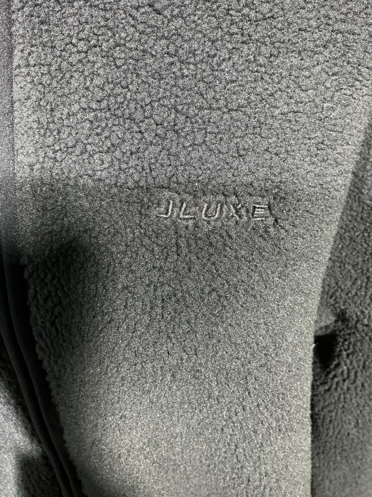 Jluxe Women's Black Sherpa Fleece Jacket Full Zip