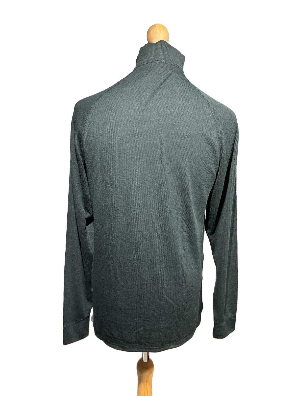 Regatta Black Thermal Long Sleeve Half Zip Top Regular Large