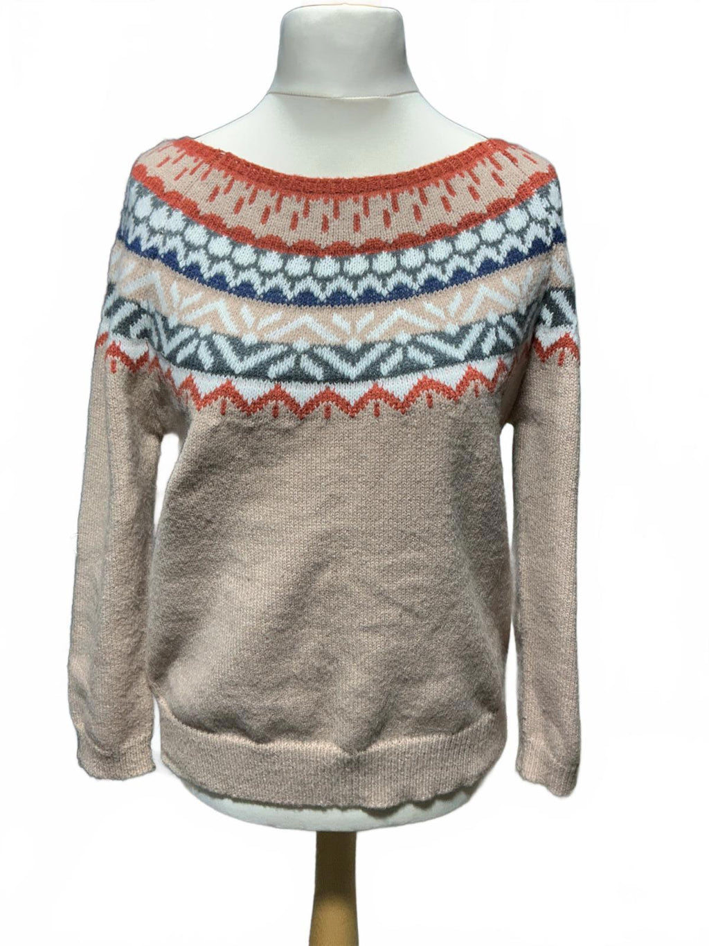 Vintage Women's Patterned Knitted Sweater