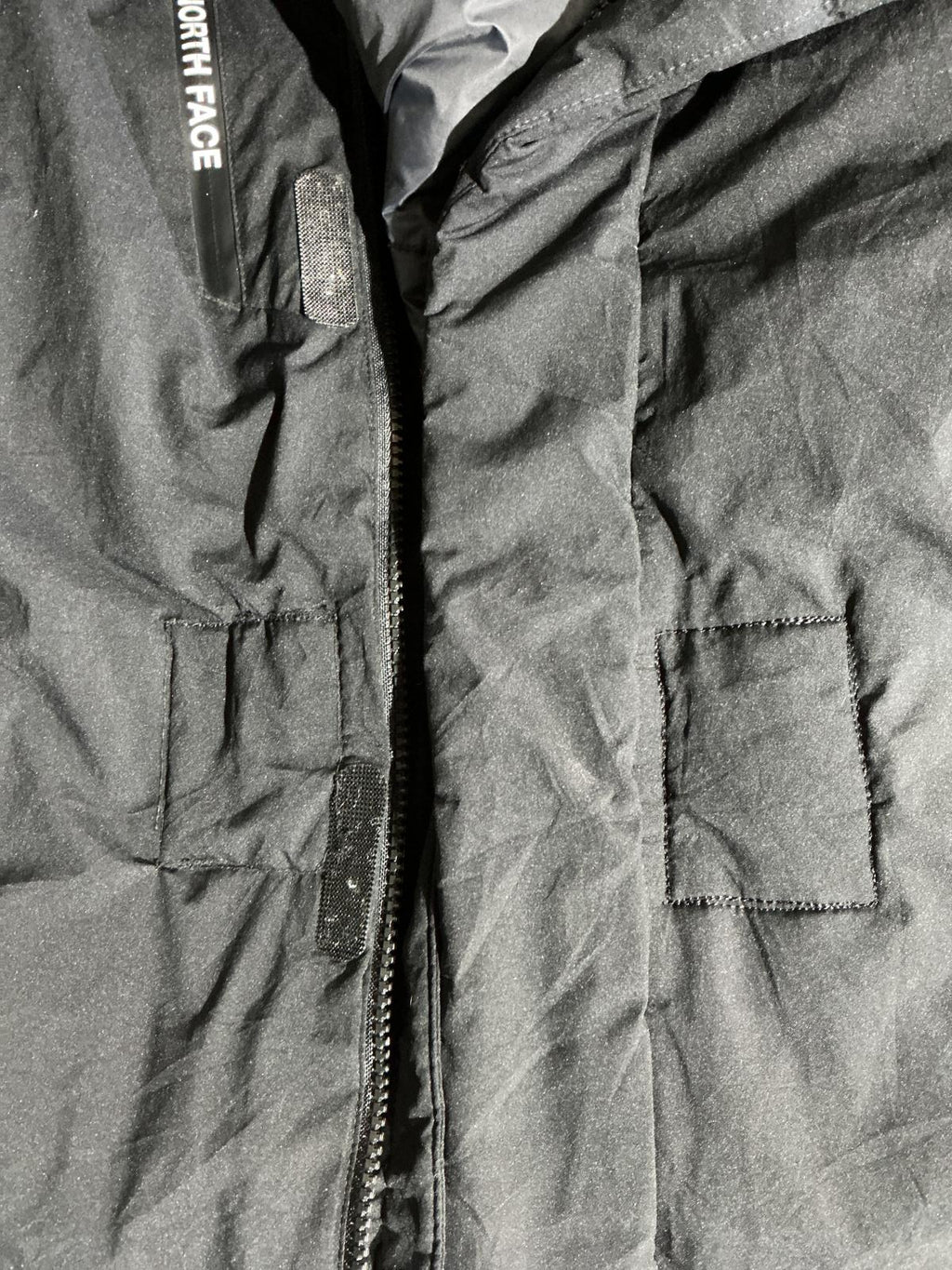 The North Face Men's Hooded Jacket Lightweight Warm Black Very Good