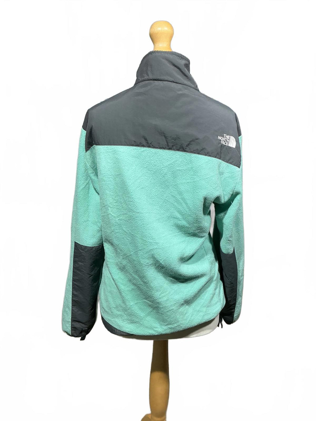 The North Face Women's Fleece Jacket in Mint and Grey
