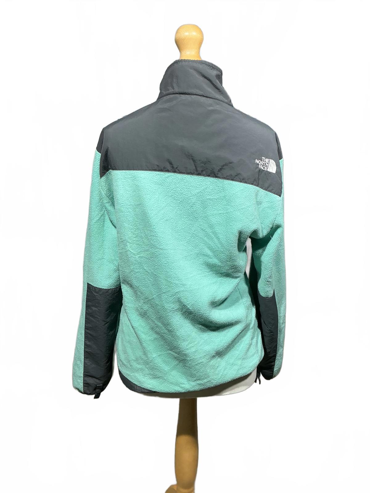 The North Face Women's Fleece Jacket in Mint and Grey