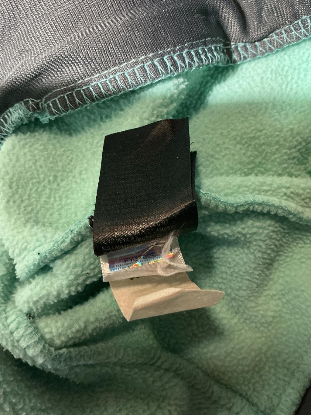 The North Face Women's Fleece Jacket in Mint and Grey