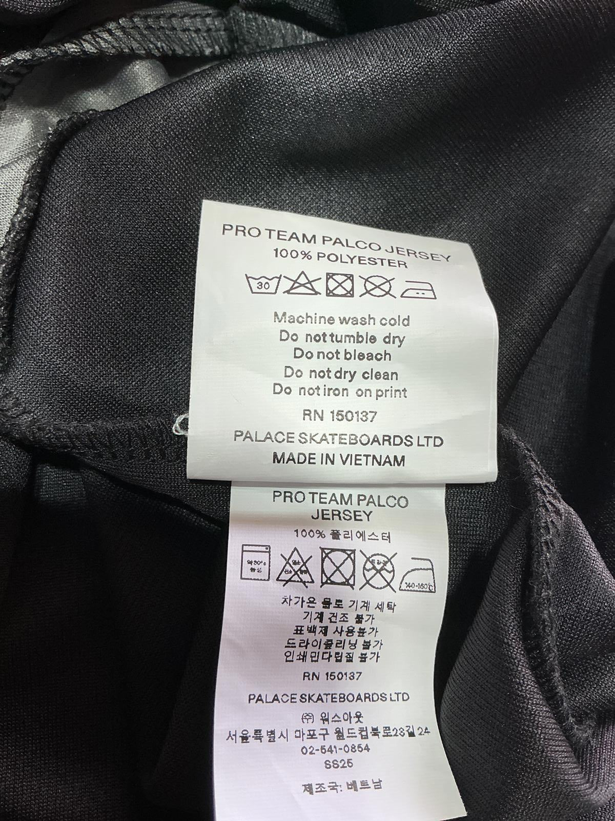 Palco Palace Black and Grey Sports T-Shirt Size Regular M