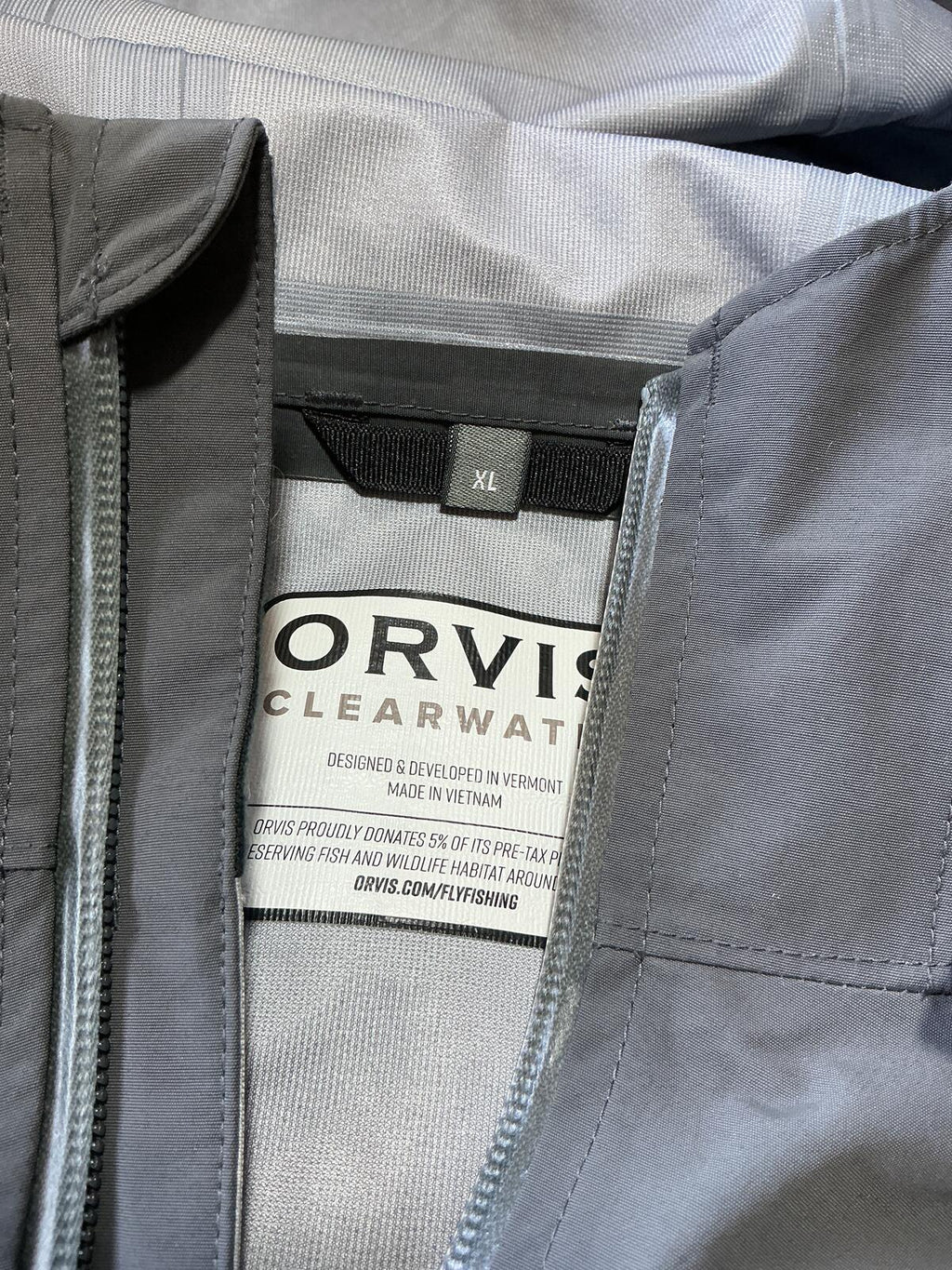 Orvis Clearwater Waterproof Windproof Hooded Jacket — Men's XL
