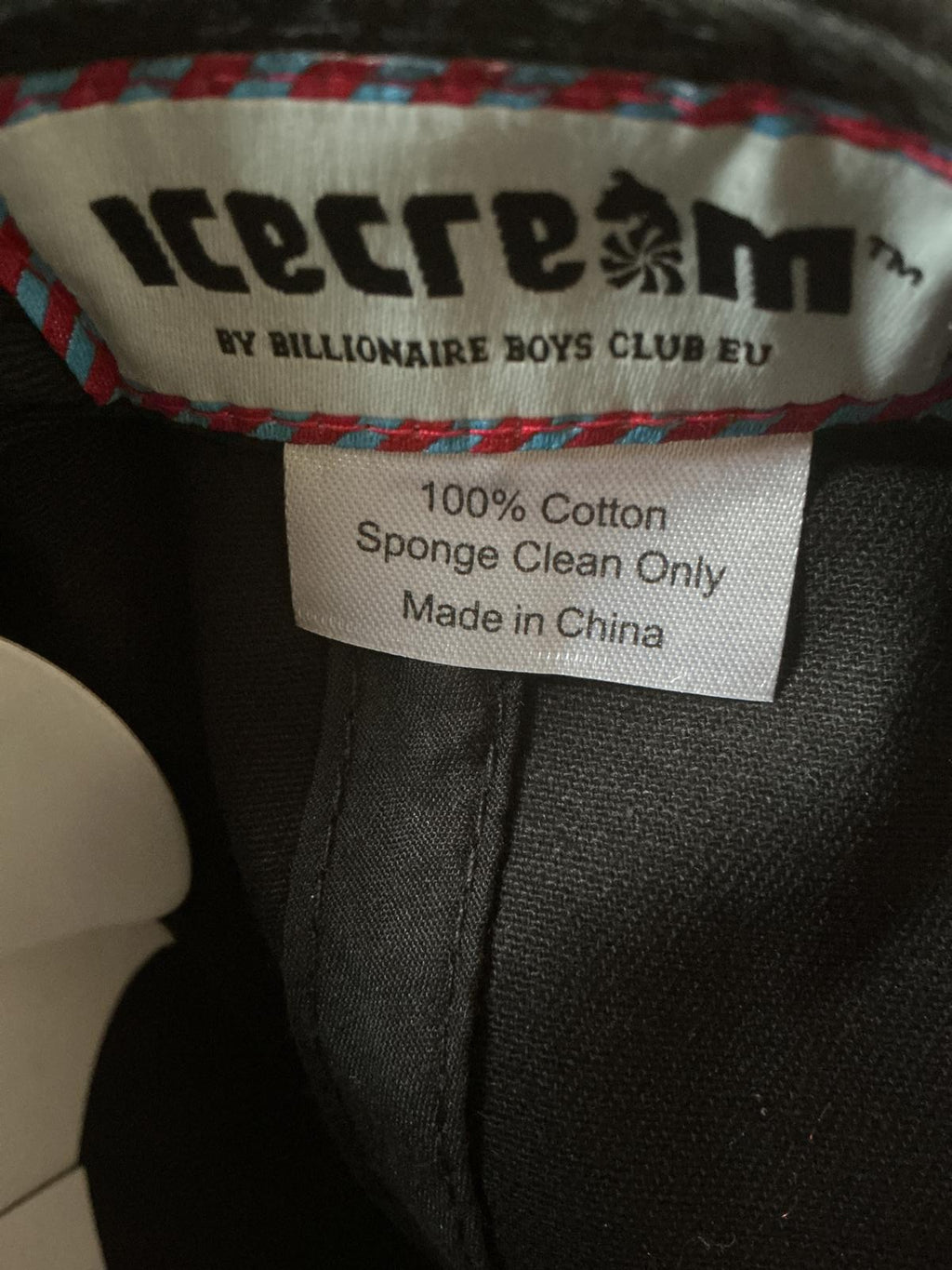 Billionaire Boys Club Cone Felt Patch Cap Black Cotton Baseball Cap OS