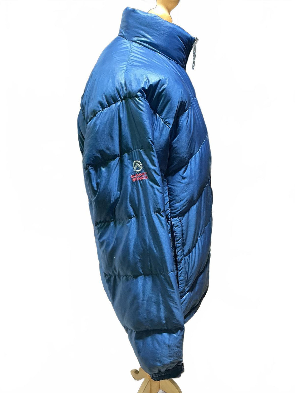 The North Face Men's Summit Series Down Puffer Jacket Large Blue Very Good