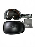 Outdoor Master Adult Ski Goggles Mirror Lens with Case & Bag