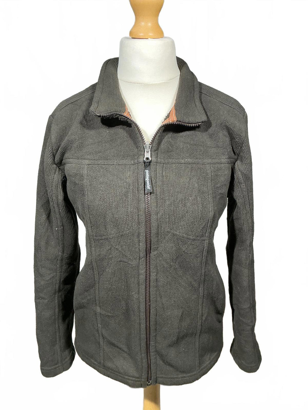Patagonia Women's Synchilla Full-Zip Fleece Jacket Medium Brown Very Good