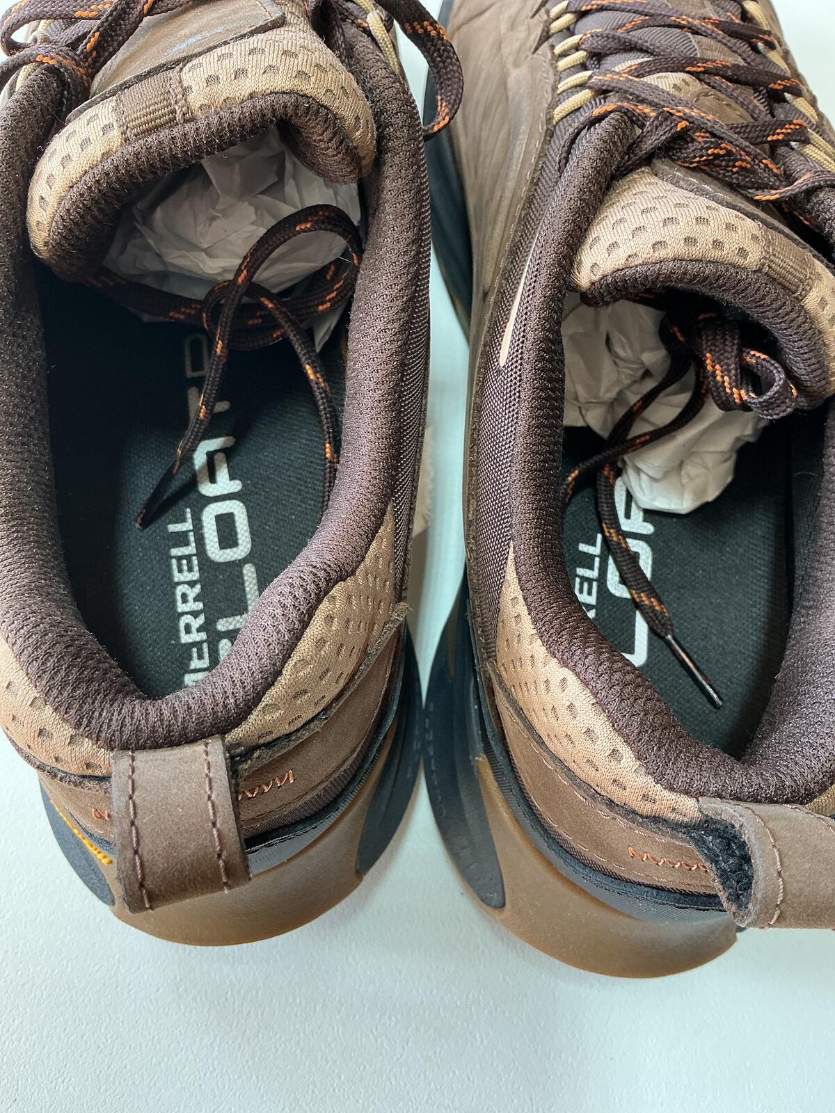 Merrell Moab Speed 2 Men's Waterproof Brown Leather Walking Shoes Size 11.5