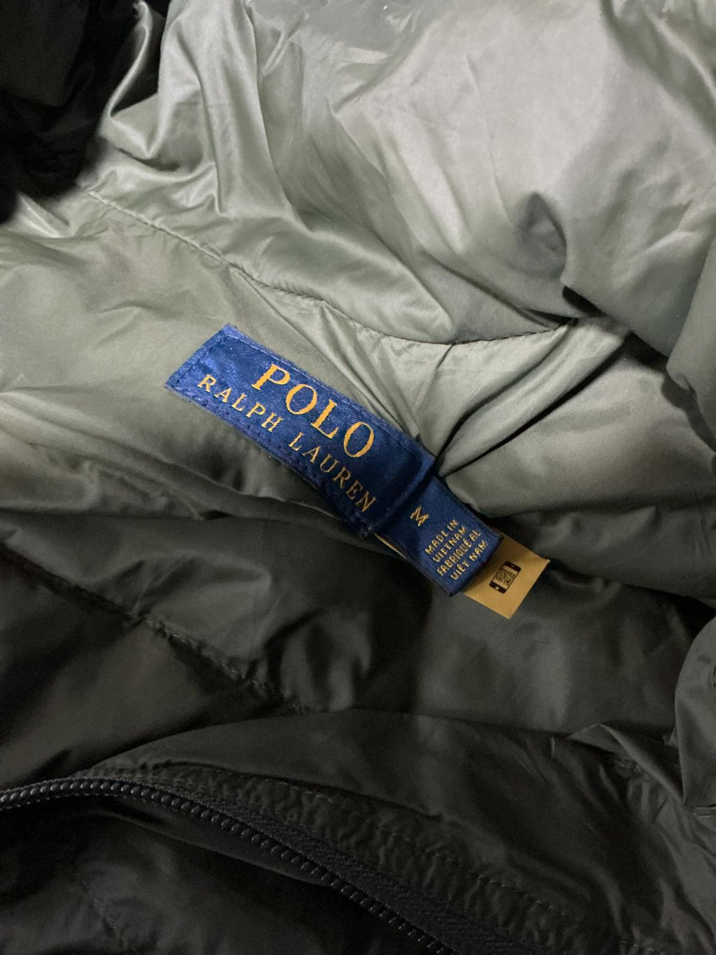 Ralph Lauren Men's Olive Green Puffer Jacket