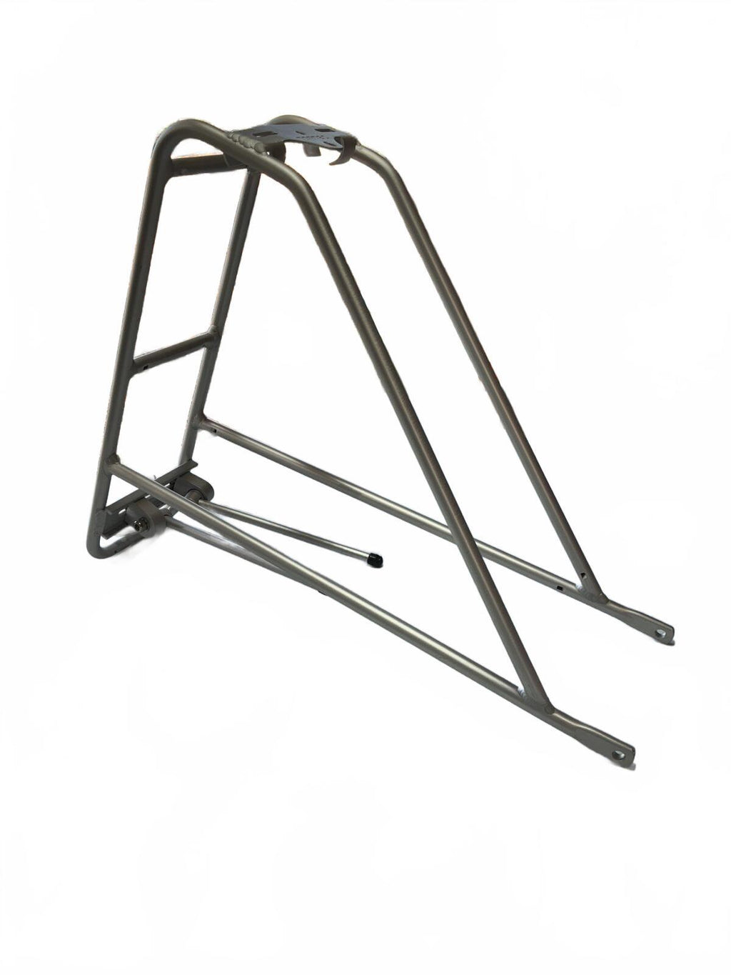 Tortes Silver Bicycle Rear Rack Carrier - Durable Lightweight Metal Max 25 kg