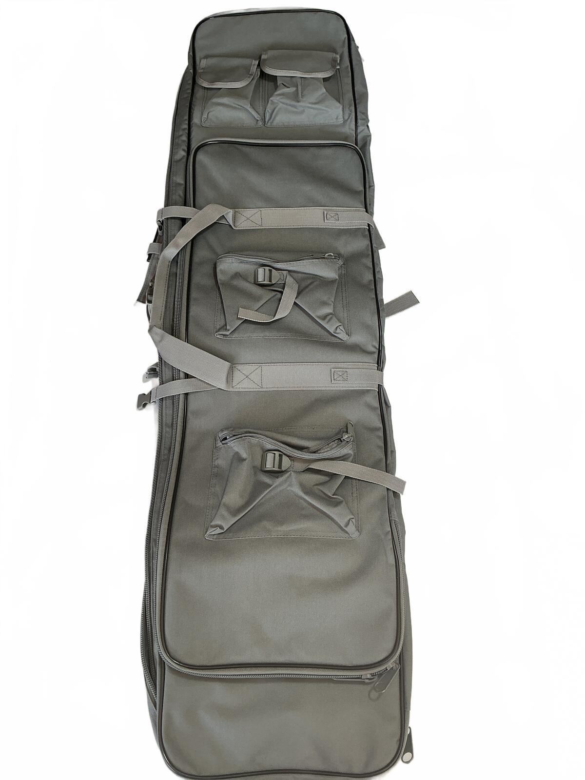 Generic Tactical Rifle Case Bag with Multiple Pockets and Adjustable Straps
