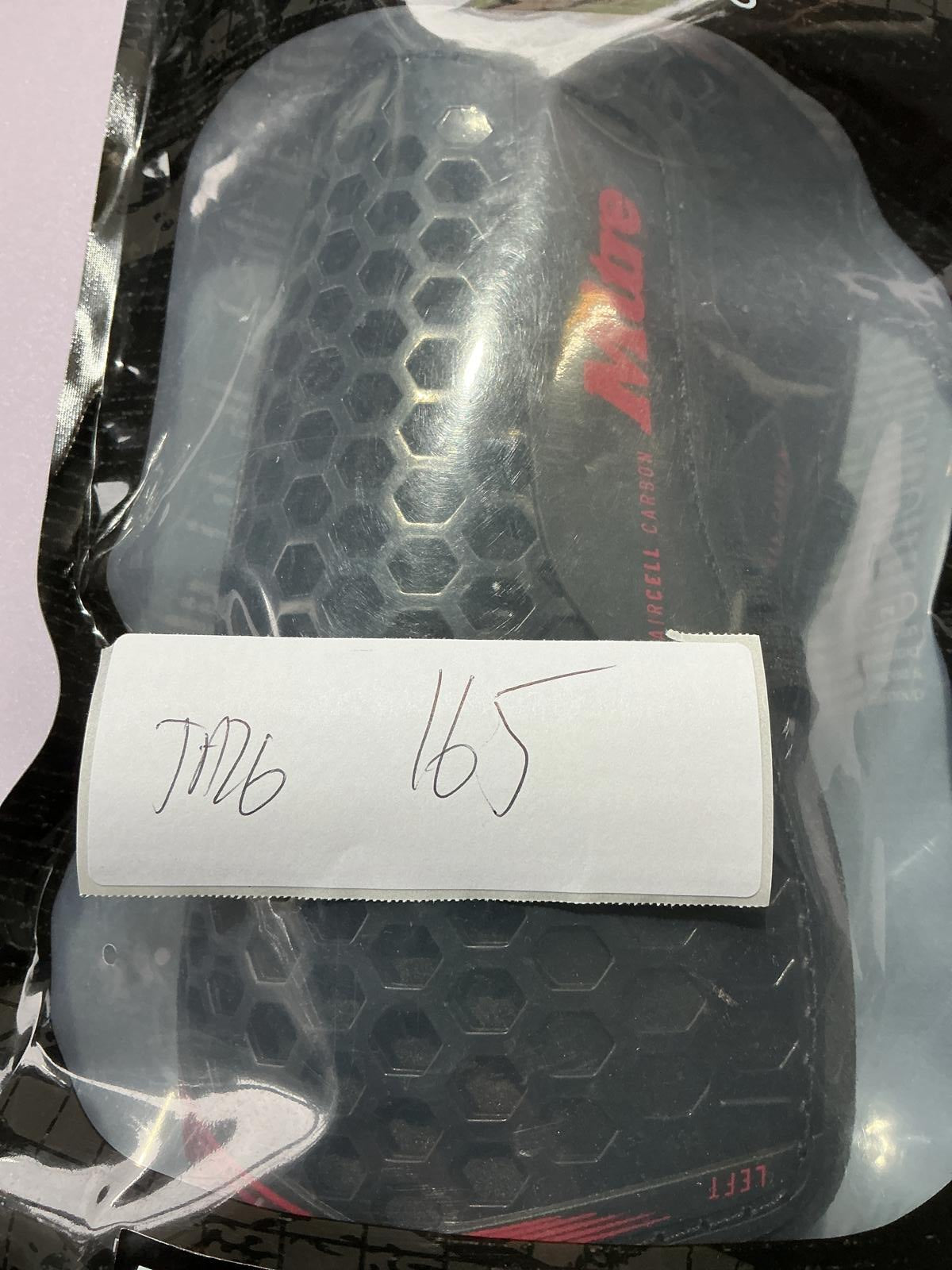 Mitre Aircell Carbon Slip Shin Guards Size L