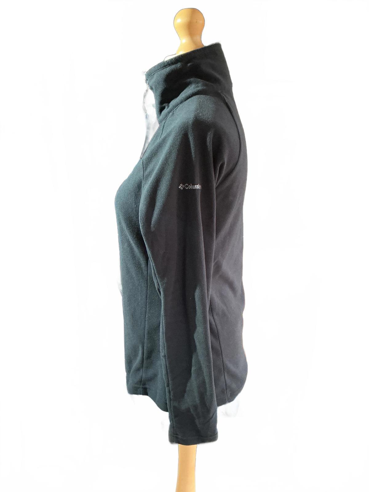 Columbia Glacial 4 Women's Black Fleece Half Zip Pullover Size Medium