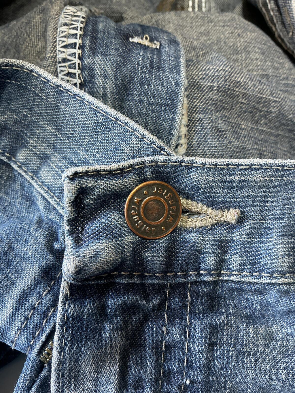 Wrangler Denim Shorts Size Waist 38 in. Classic Blue Workwear Style