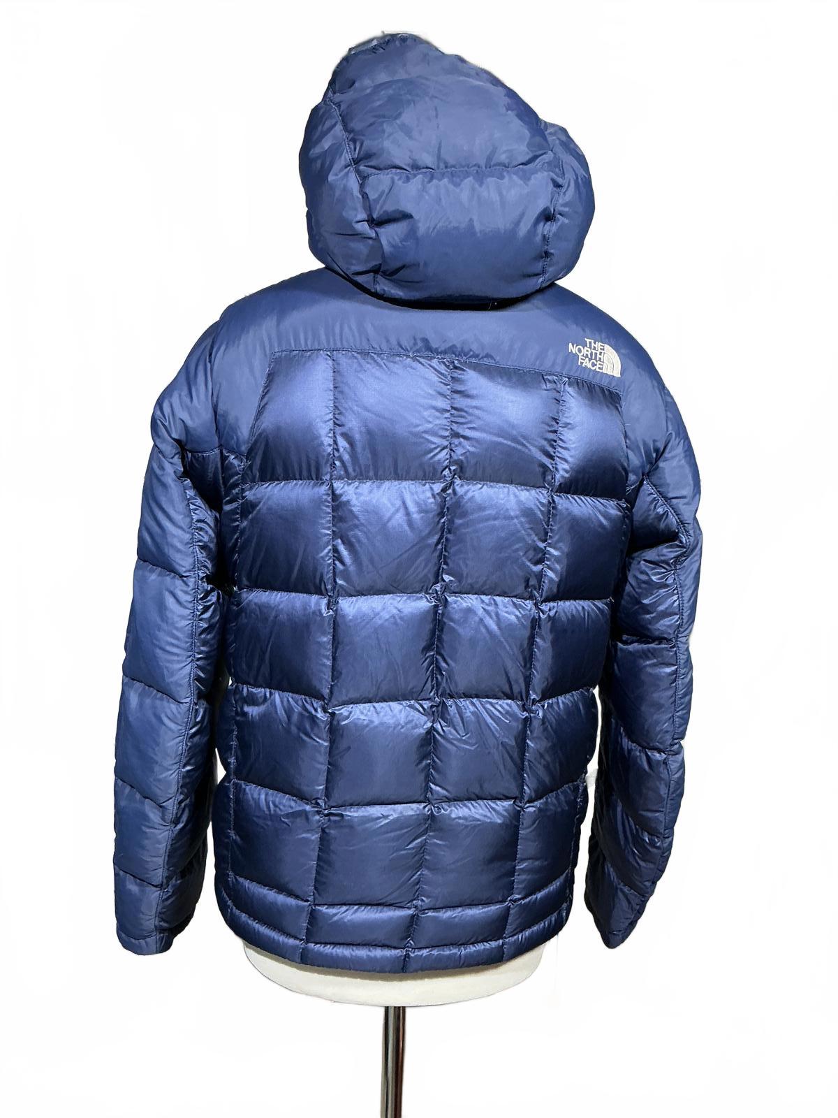 The North Face Men's Navy Blue Summit Series Puffer Jacket with Hood