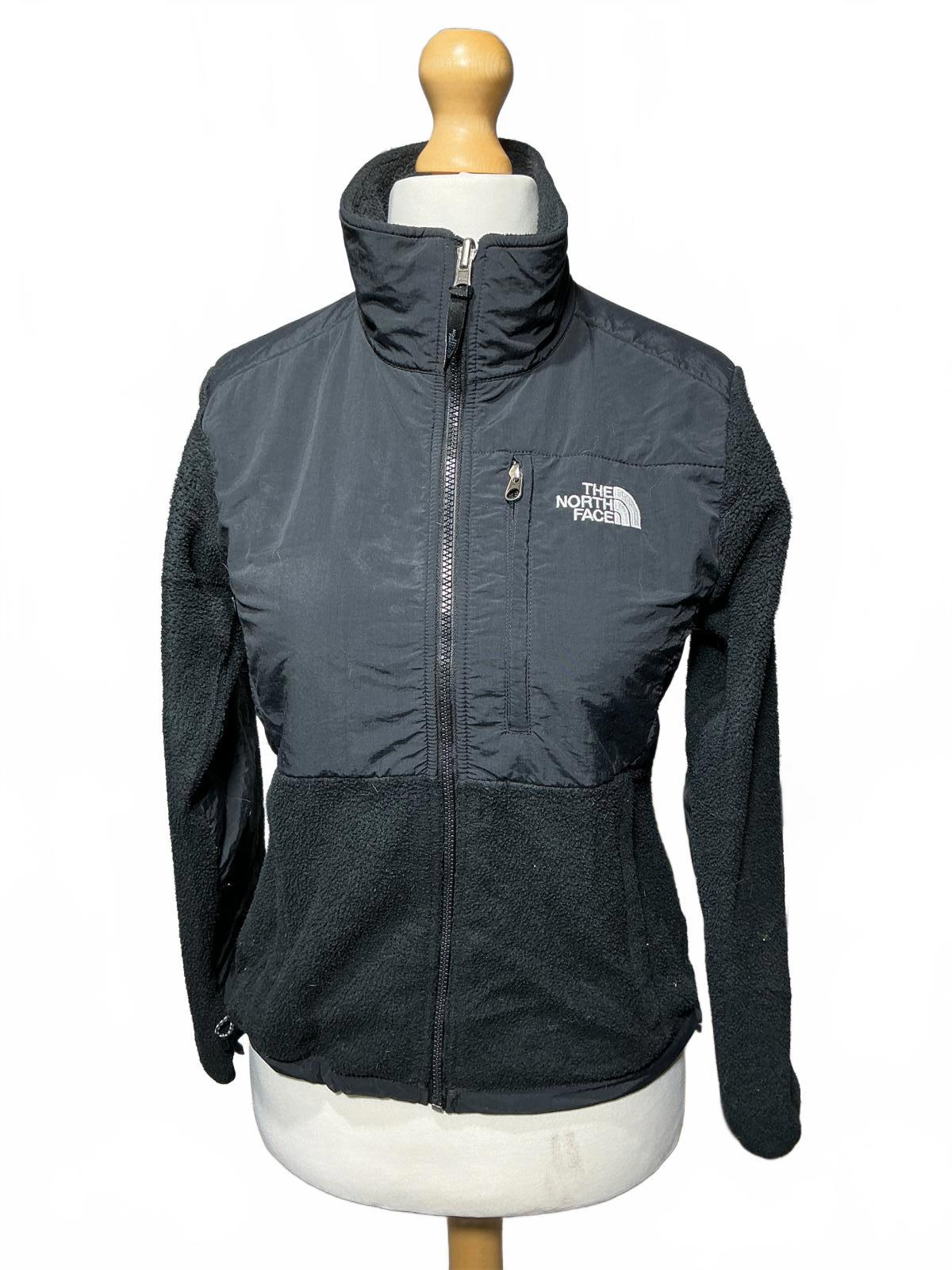 The North Face Women's Black Fleece Jacket with Zip-Up Front