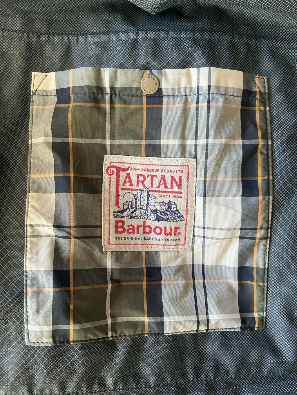 Men's Barbour Hooded Lightweight Jacket in Beige