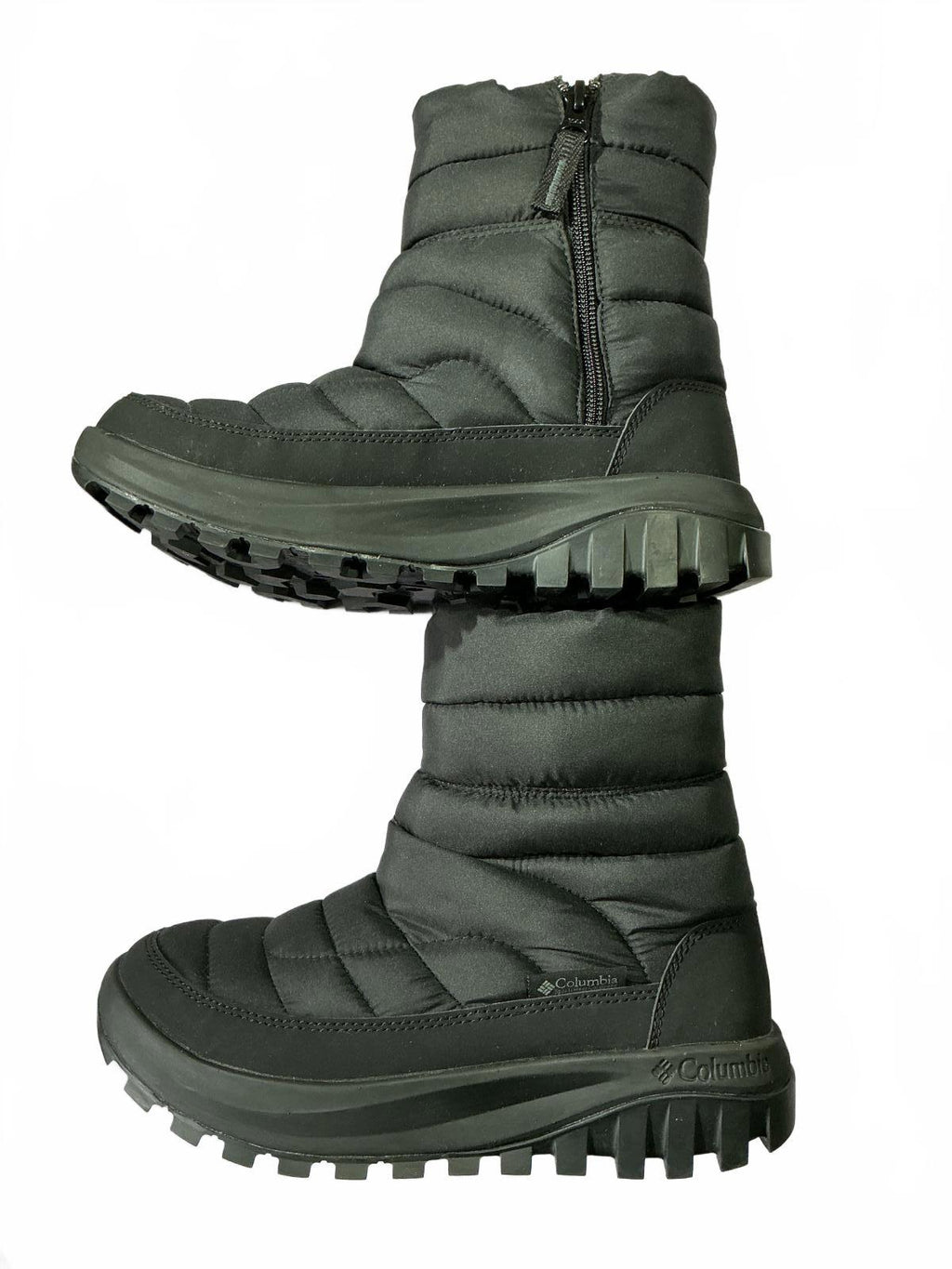 Columbia Waterproof Snow Trot Black Winter Boots Ski Size 4.5