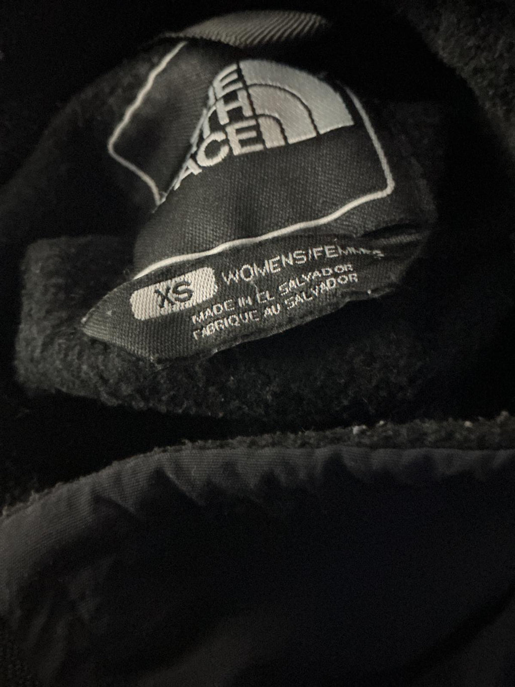 The North Face Women's Fleece and Nylon Jacket Black and Grey