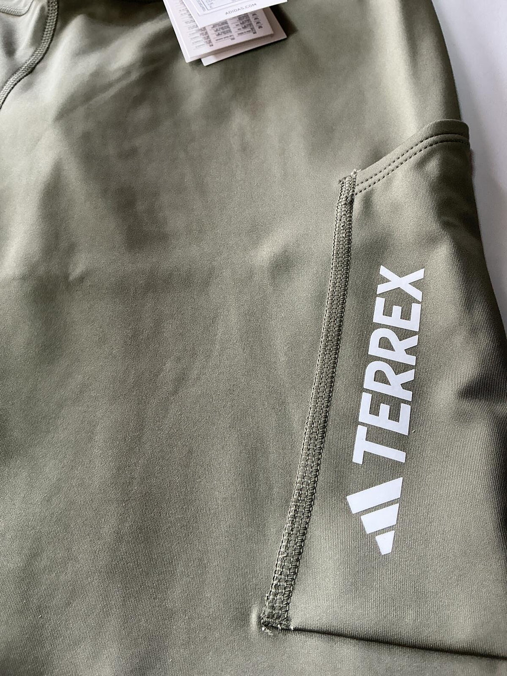 Adidas Terrex Women's Olive Green Activewear/Hiking Leggings Size Regular 12