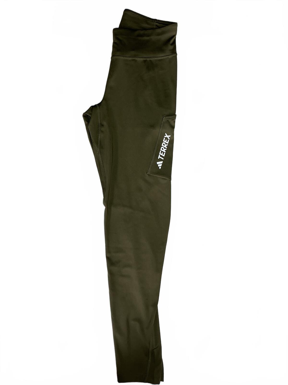 Adidas Terrex Women's Olive Green Activewear/Hiking Leggings Size Regular 12