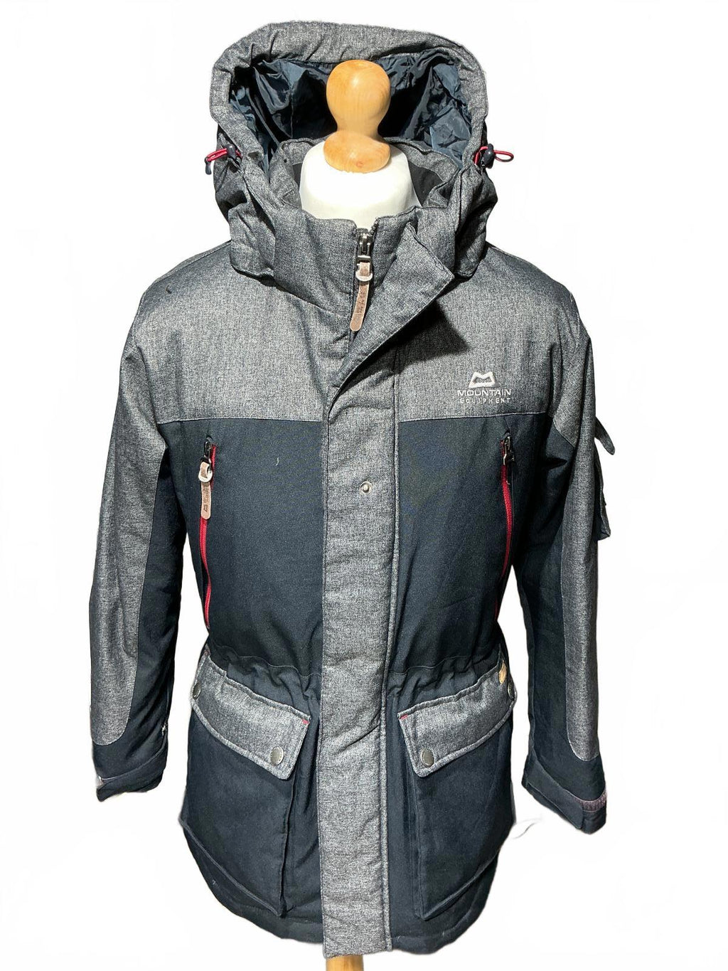 Mountain Equipment Men's Two-Tone Insulated Parka Jacket with Hood
