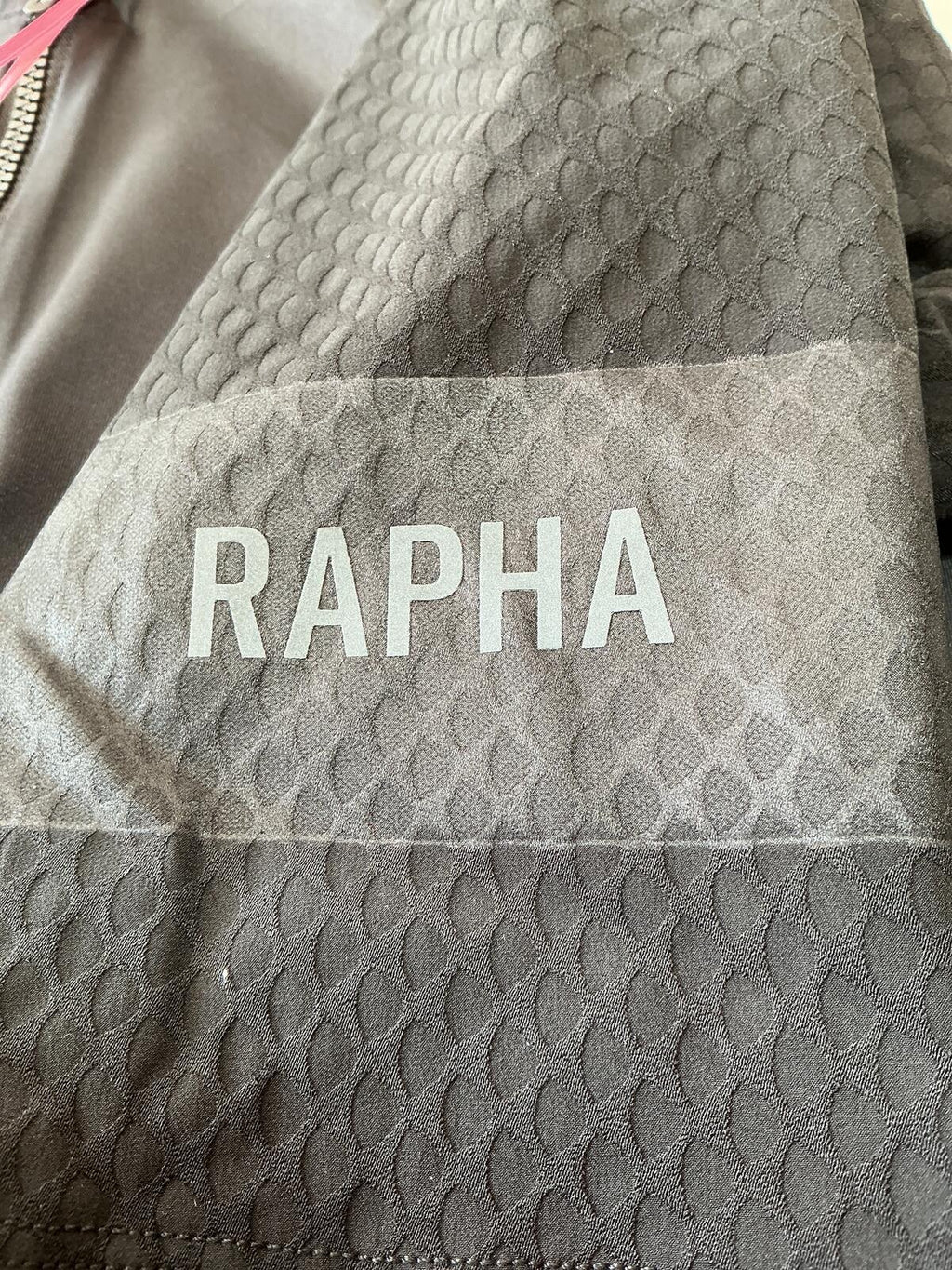 Rapha Men’s Cycling Jersey Black Size Regular XL Lightweight Breathable