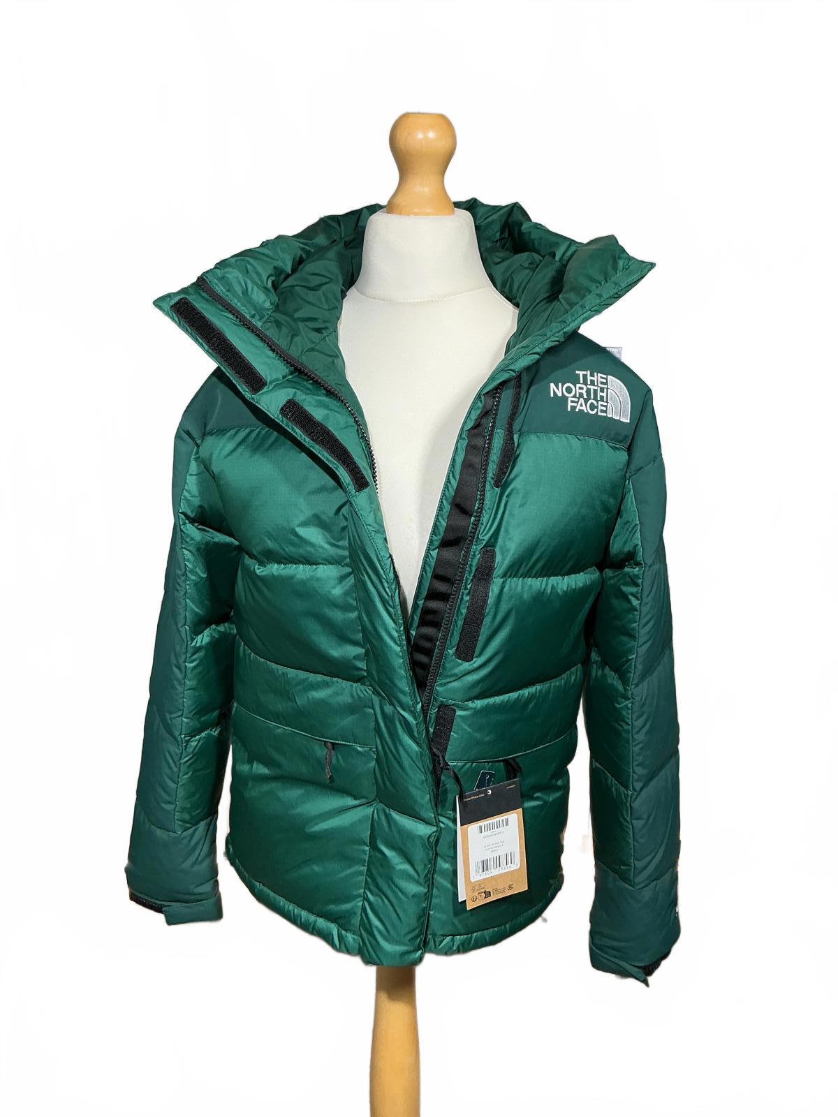 The North Face Small Ladies Down Himalayan Green Puffer Jacket with Hood