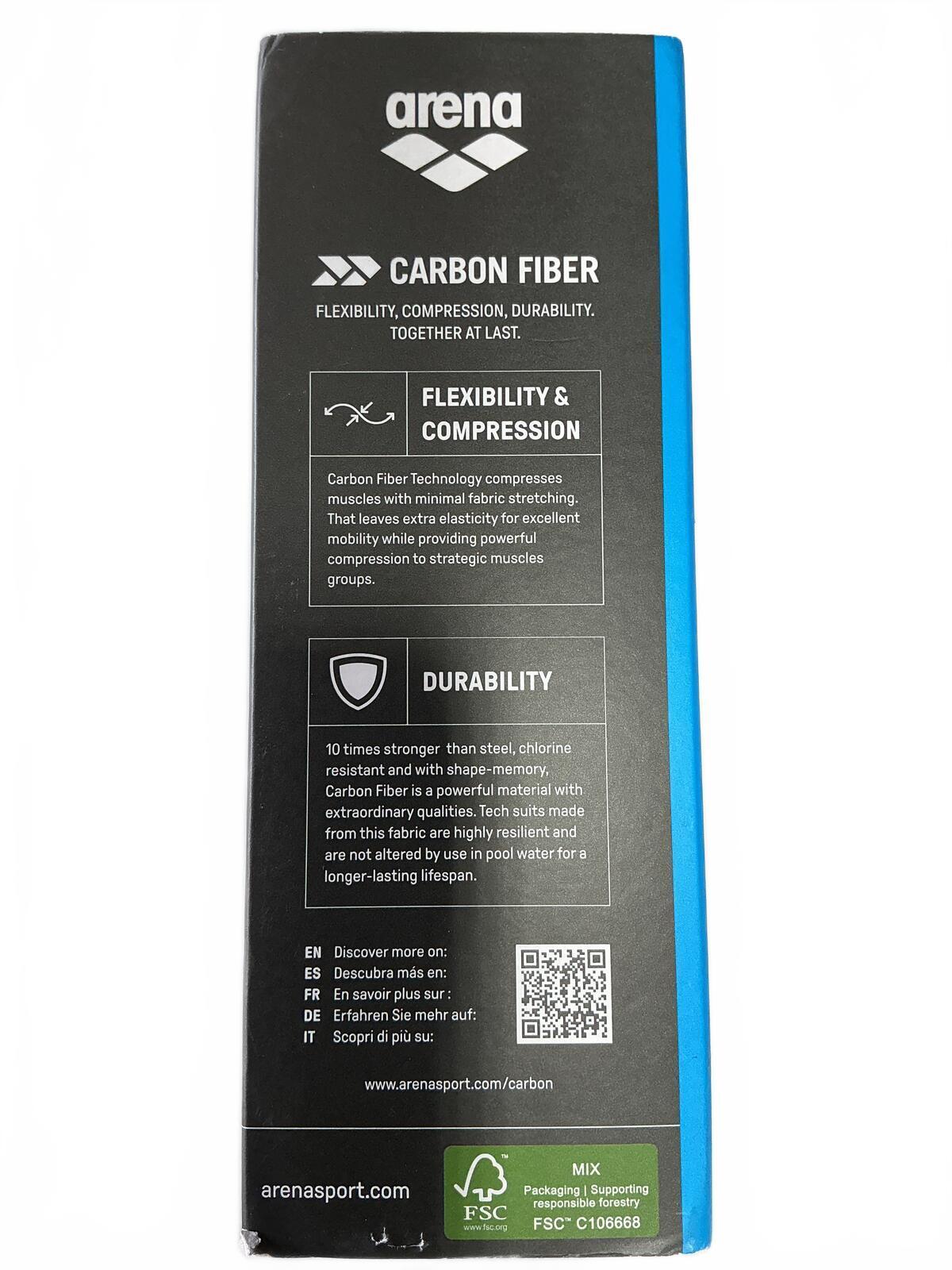 *NEW* Arena Carbon Air2 Women's Racing Swimsuit UK 34 Blue/Black