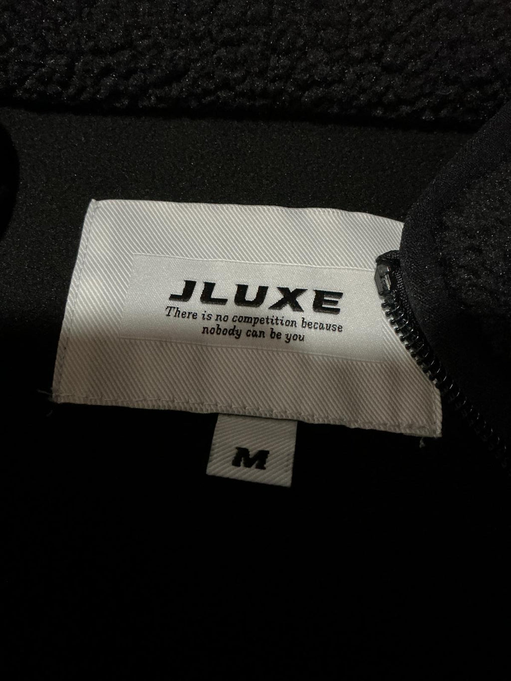 Jluxe Women's Black Sherpa Fleece Jacket Full Zip