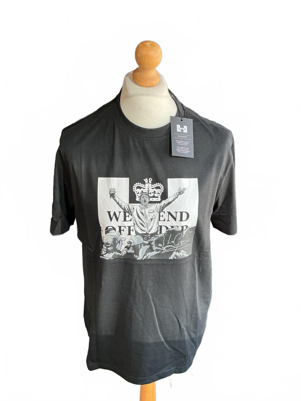 Weekend Offender Black Graphic T-Shirt Medium LG X WO Collection