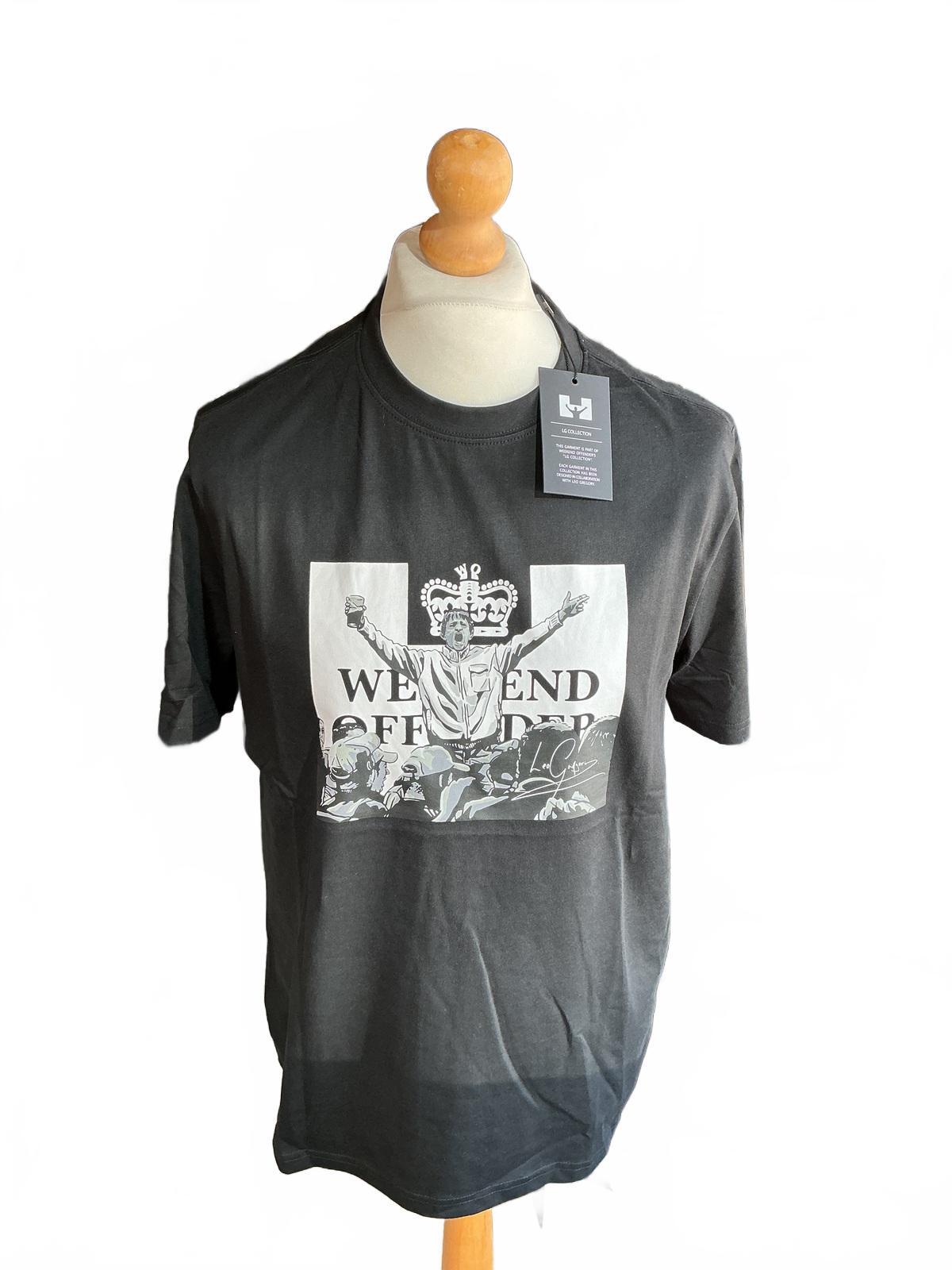 Weekend Offender Black Graphic T-Shirt Medium LG X WO Collection
