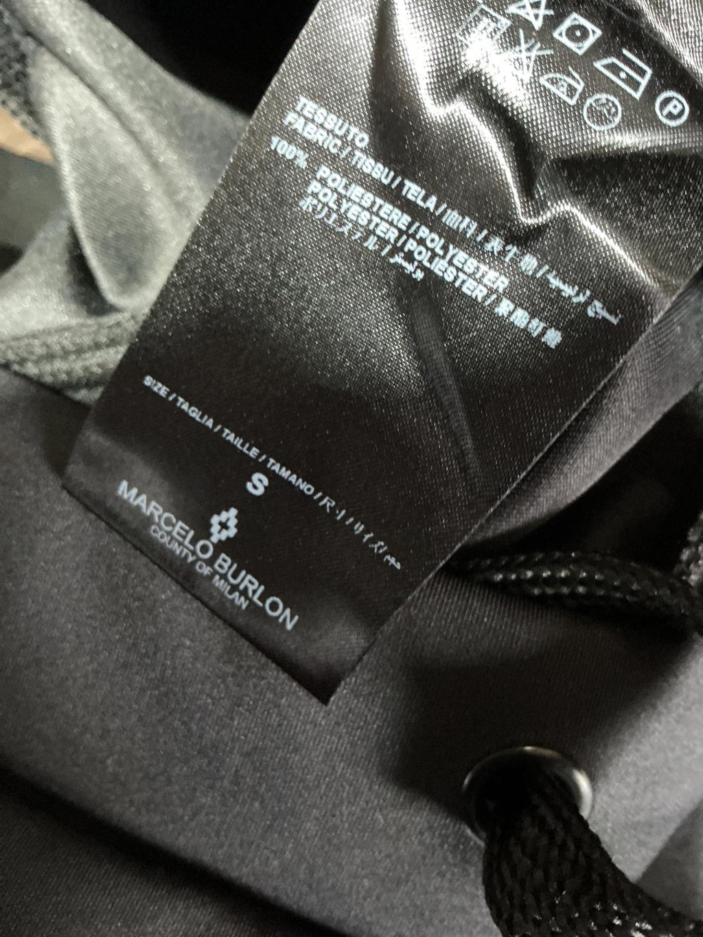 Marcelo Burlon x Kappa Black Track Pants Size Regular Small