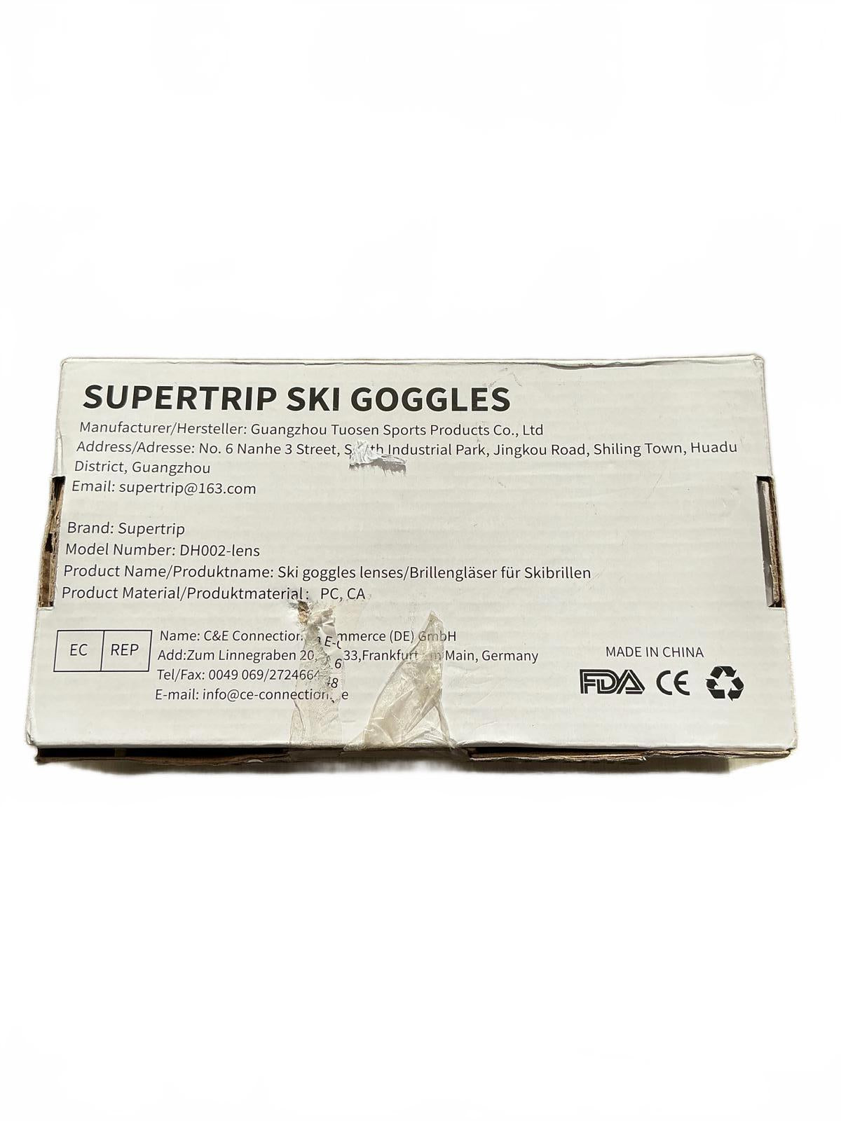 Supertrip Magnetic Ski Goggles Lenses - Universal Size