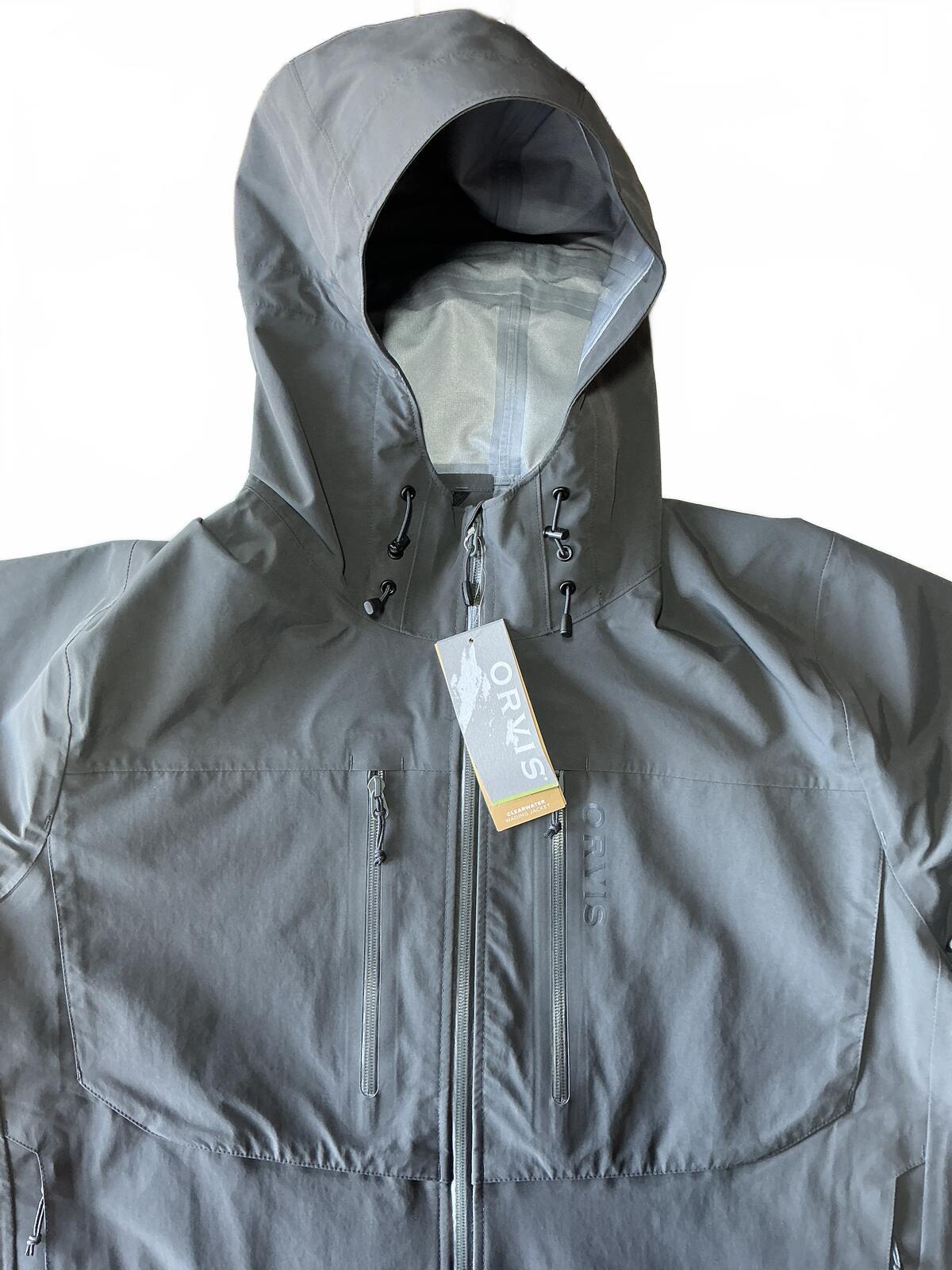 Orvis Clearwater Waterproof Windproof Hooded Jacket — Men's XL