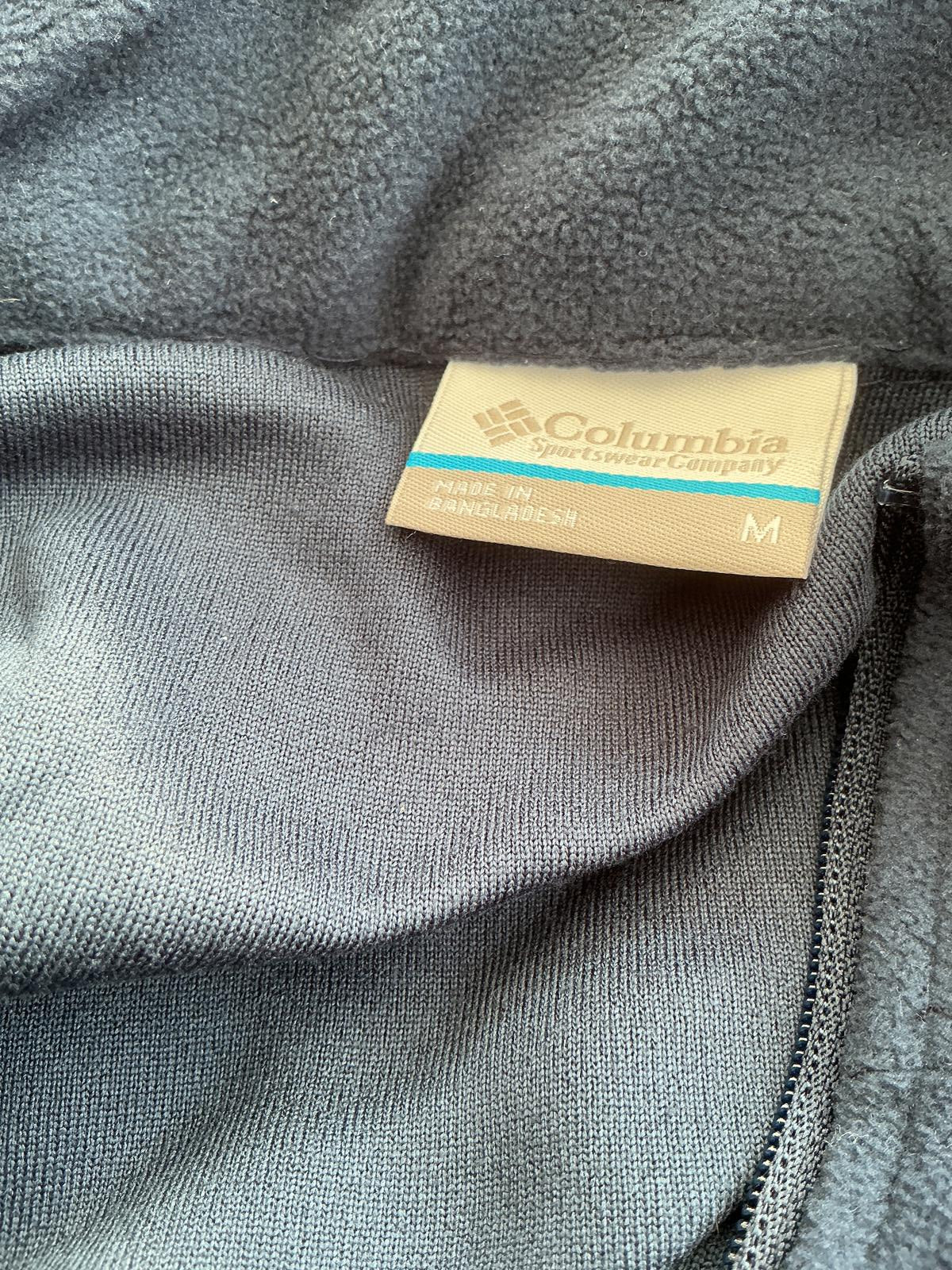 Columbia Navy Blue Half-Zip Fleece Pullover Regular M