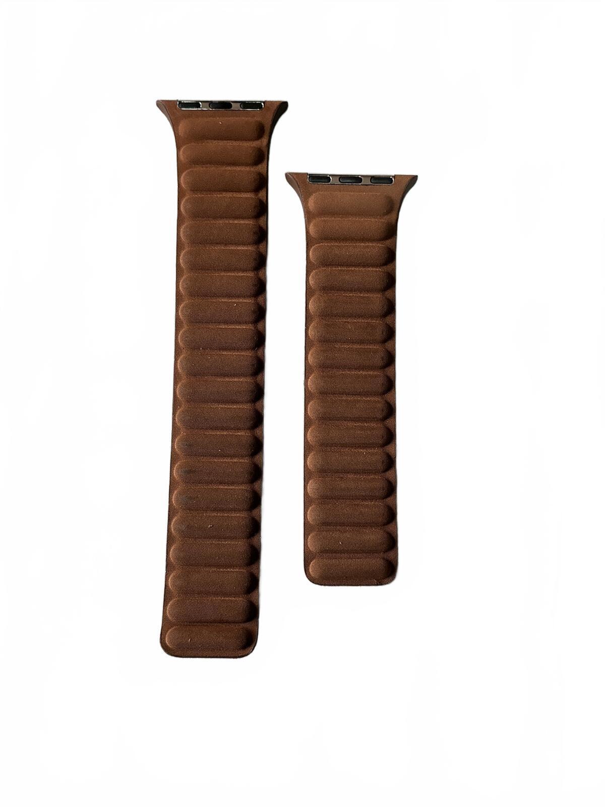Apple Caramel Magnetic Leather Loop Strap for Apple Watch Size 42mm/44mm Brown